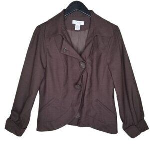 Emanuel Ungaro Vintage Brown Wool Blend Blazer